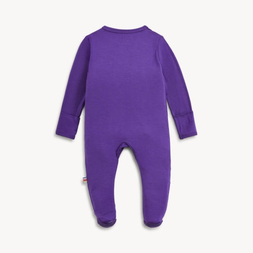 Magnetic Me Purple Solid Modal Footie