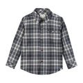 Me & Henry Atwood Woven Shirt | Blue/Beige Brushed Cotton Plaid
