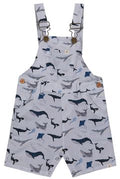 Me & Henry Galleon Woven Overalls | Whales
