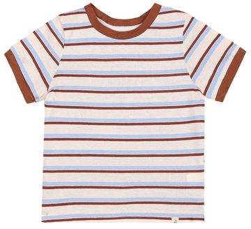 Me & Henry Marine Tee | Brown/Blue/Cream