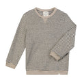 Me & Henry Tarquin Sweatshirt | Black/Beige Brushed Stripe