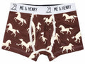 Me & Henry Undies Underpants | Brown Pony