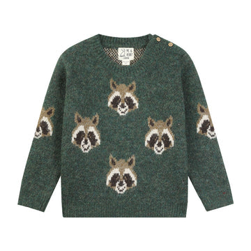 Me & Henry Woody Sweater | Racoon