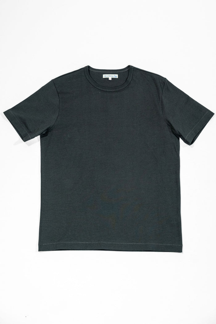 Merz b. Schwanen 2M15 Vintage Machine Refined Classic Fit T-Shirt - Forest