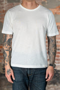 Merz b. Schwanen CASHTEE01 Premium Cotton-Cashmere T-Shirt - Nature