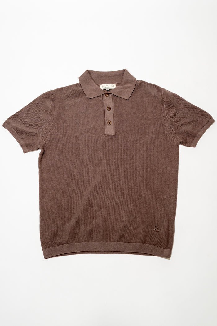 Merz b. Schwanen KPLP02 Knitted Polo - Grain