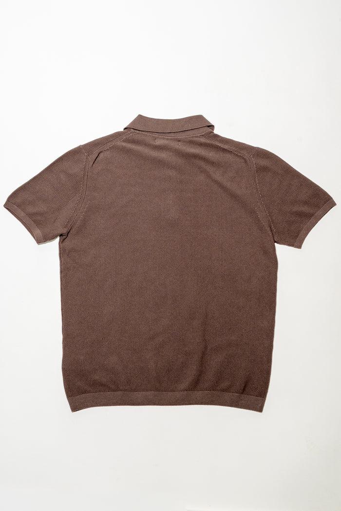 Merz b. Schwanen KPLP02 Knitted Polo - Grain