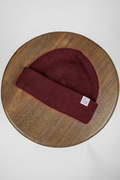 Merz b Schwanen MWBN05 Merino Wool Ribbed Watch Cap - Burgundy
