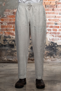 Merz b. Schwanen PANTS05LI Linen Workers Drawstring Pants  - Light Stone
