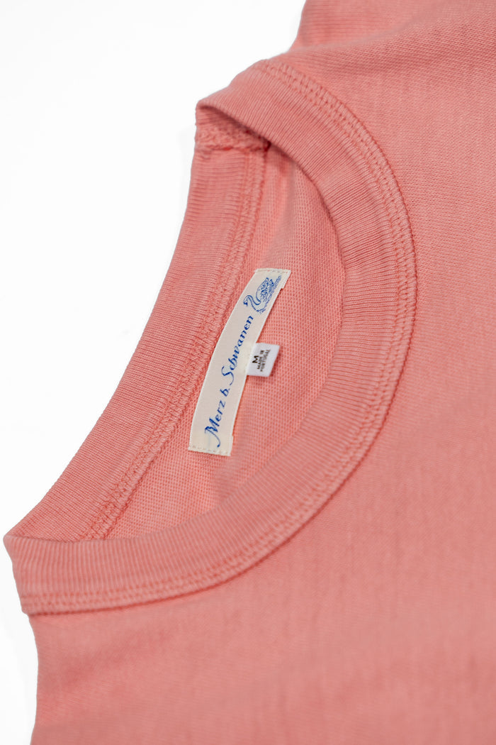Merz b. Schwanen TEE03 Supple Authentic Jersey T-Shirt - Sunset Pink