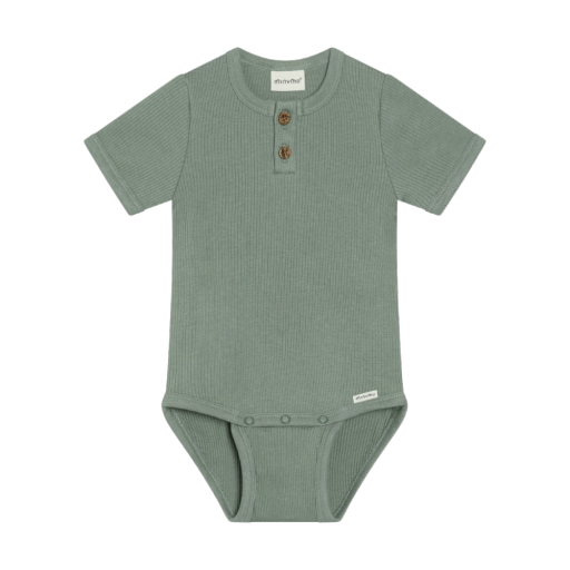 Minymo Body S/S Rib | Lily Pad