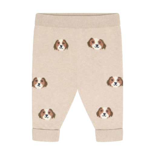Minymo Pants Knit | Beige Melange