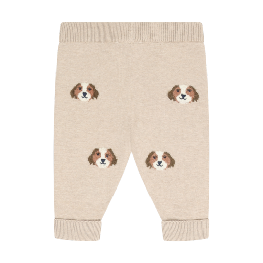 Minymo Pants Knit | Beige Melange