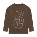 Minymo T-Shirt Long Sleeve | Chocolate Chip
