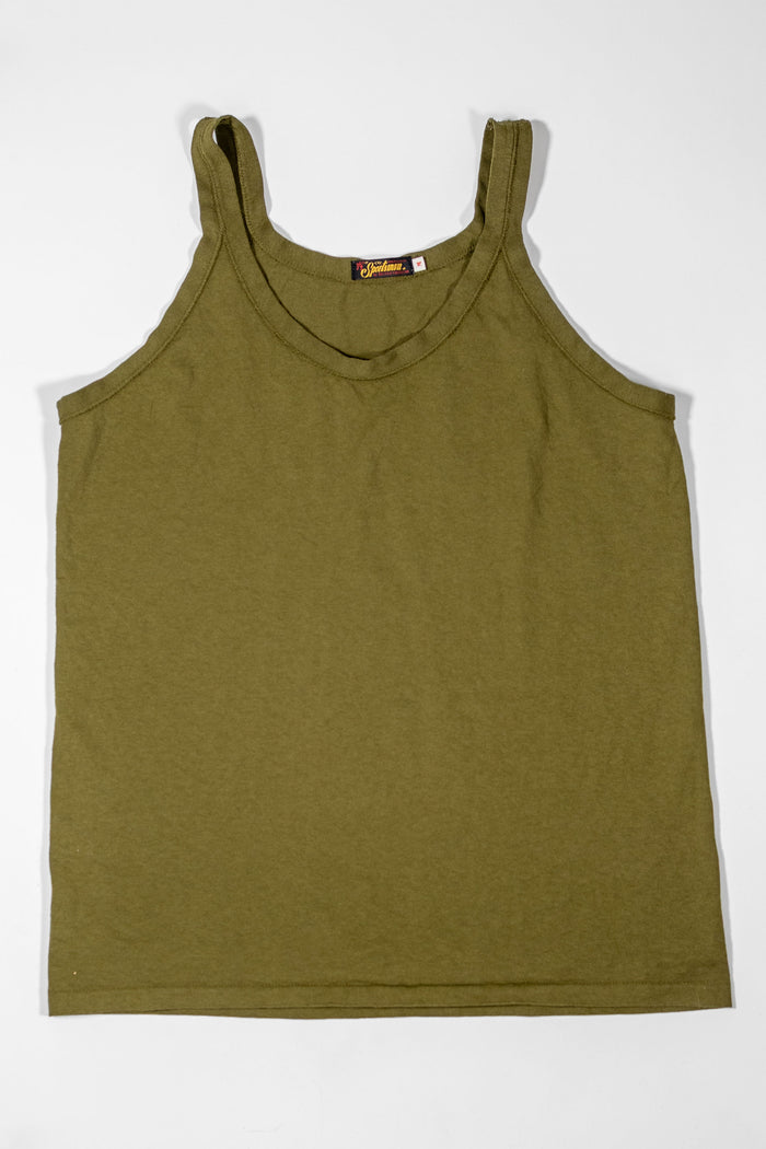 Mister Freedom "Bronson" Tank Top - " Jungle" Green