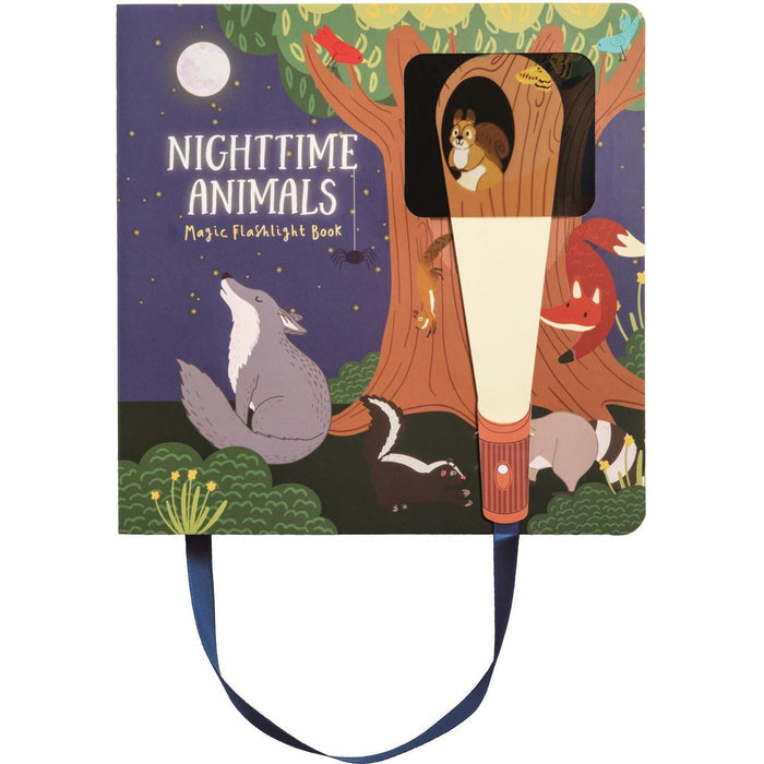 Mud Pie Night Animals Flashlight Book