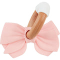 Mud Pie Pink Bow Silicone Ring Teether