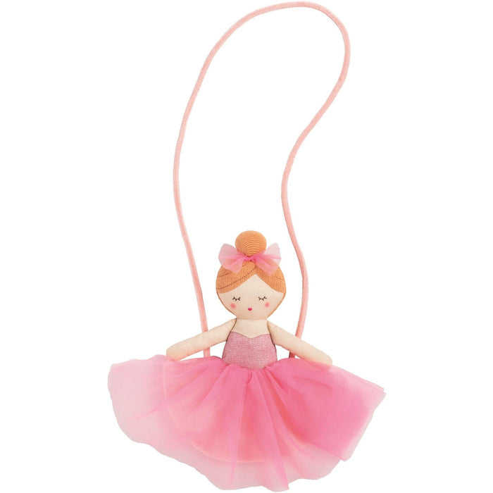 Mud Pie Tulle Ballerina Purse Red