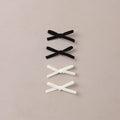Noralee Mini Ribbon Bows || Black, Ivory