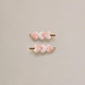 Noralee Velvet Heart Clips | Pink