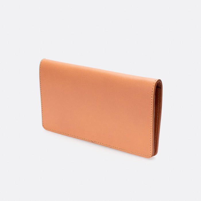 Obbi Good Label Kingsman Coat Long Wallet - Tan - Outside displayed on white background