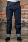 Oni Denim 270-LS - 13.5oz Regular Straight "Long Slub". on model front profile