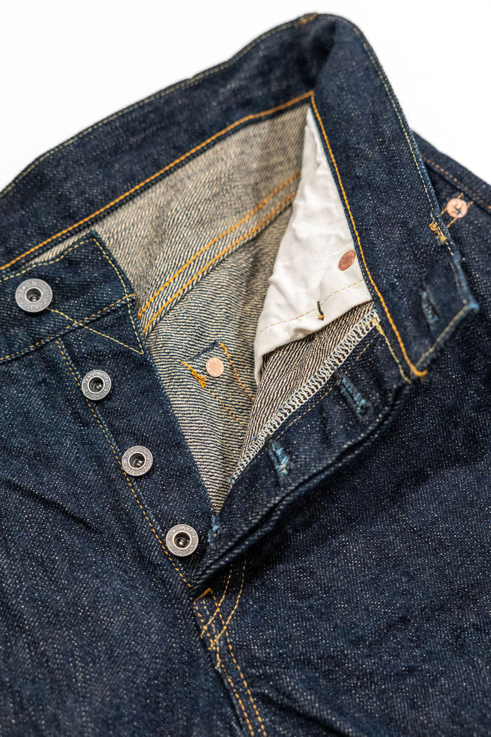 Oni Denim 622-GC15 - 15oz Relaxed Tapered Green Cast Denim