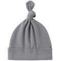 Quincy Mae Bamboo Knotted Baby Hat || Slate