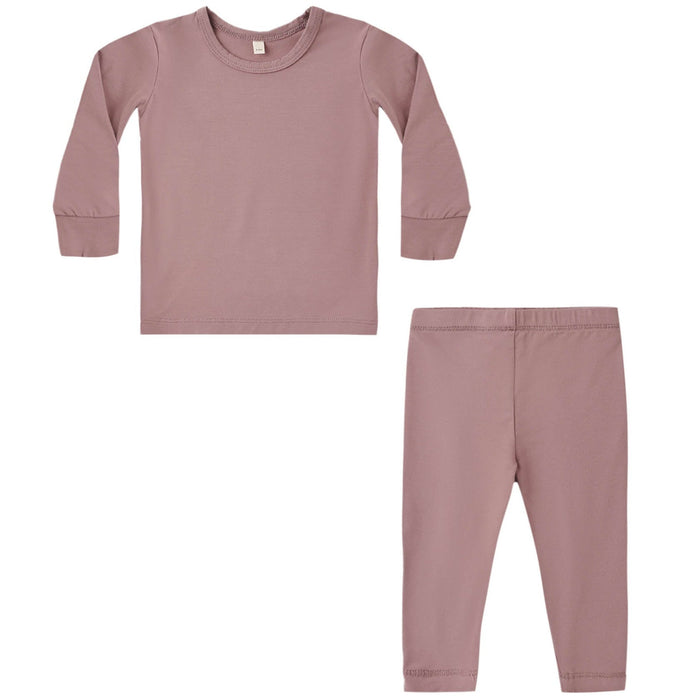 Quincy Mae Bamboo Pajama Set || Mulberry