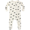 Quincy Mae Bamboo Zip Footie || Bats