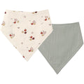 Quincy Mae Bandana Scarf, 2 Pack || Apples, Laurel