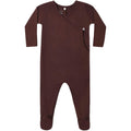 Quincy Mae Pointelle Wrap Footie || Black Cherry