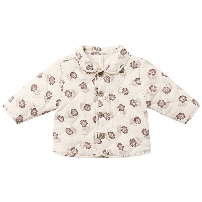 Quincy Mae Quilted Jacket || Fall Floral