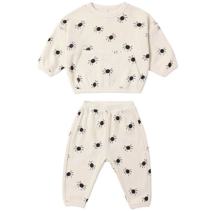 Quincy Mae Waffle Slouch Set || Bitsy Spider