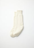 Rototo R1001 Double Faced Crew Socks - Ivory