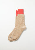 Rototo R1515 Double Face Crew - Bittersweet/Beige