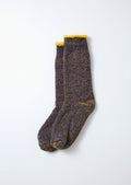 Rototo R1612 Reversible Pile Socks - Navy/Yellow
