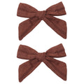 Rylee + Cru Bows, Set Of 2 || Mulberry
