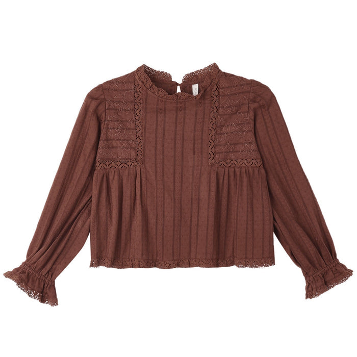 Rylee + Cru Cecile Blouse || Mulberry