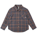Rylee + Cru Collared Long Sleeve Shirt || Midnight Plaid