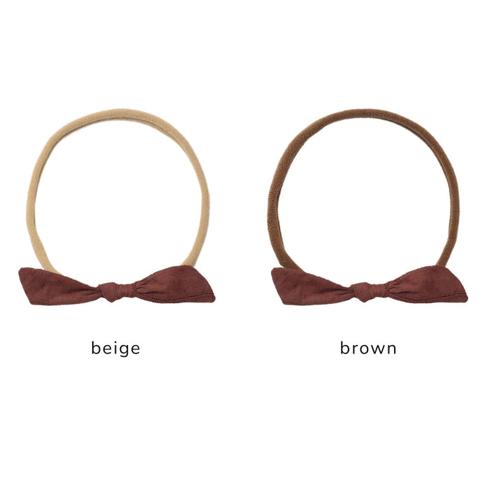 Rylee + Cru Little Knot Headband || Mulberry