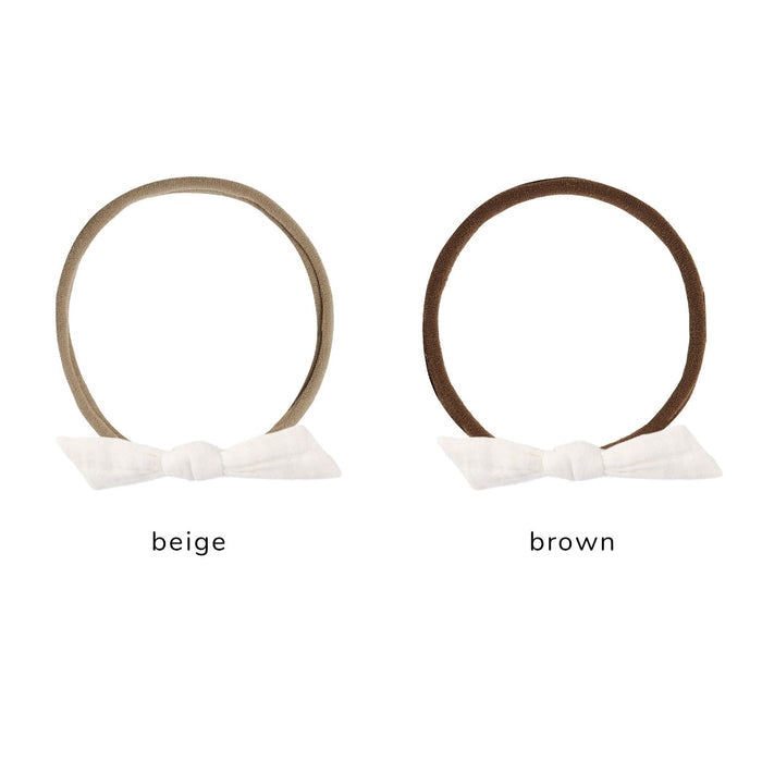 Rylee + Cru Little Knot Headband || Natural