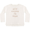 Rylee + Cru Raw Edge Long Sleeve Tee || Hot Cocoa Club