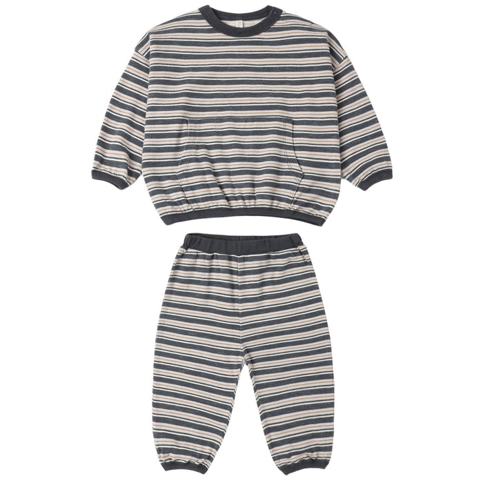 Rylee + Cru Relaxed Set || Blue Stripe