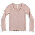 Rylee + Cru Ribbed Long Sleeve || Rosewood