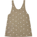 Rylee + Cru V-neck Overall Dress Embroidered || Daisies