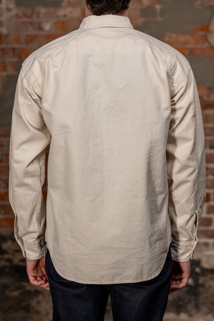 Seuvas 8oz Canvas Raglan Shirt - Natural