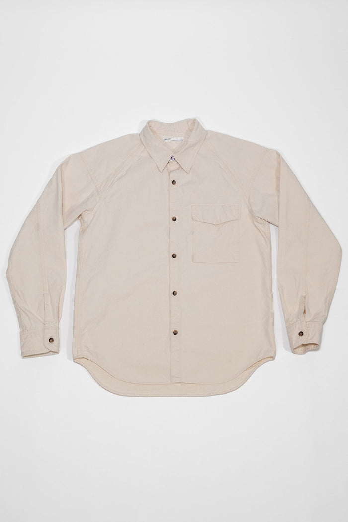 Seuvas 8oz Canvas Raglan Shirt - Natural