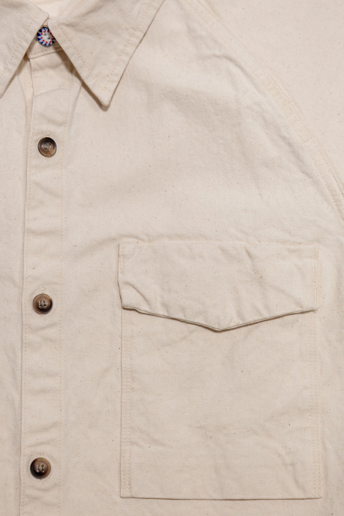 Seuvas 8oz Canvas Raglan Shirt - Natural