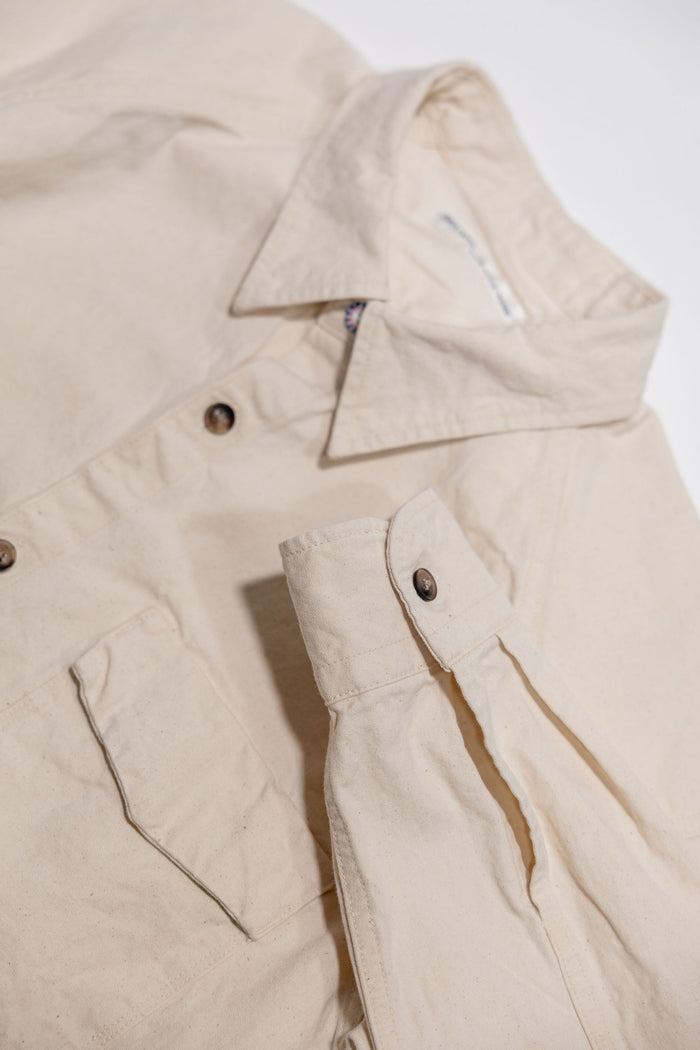 Seuvas 8oz Canvas Raglan Shirt - Natural